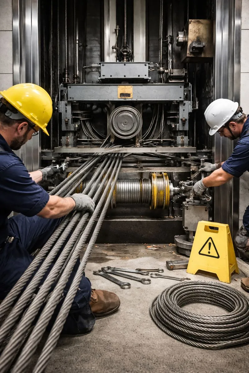 Elevador de carga para indústria instalação